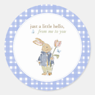 Sticker Rond Hearthlight Notes Printemps Douce Prairie Gingham