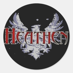 Sticker Rond Heathen