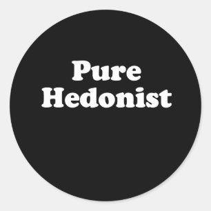 Sticker Rond Hédoniste pur