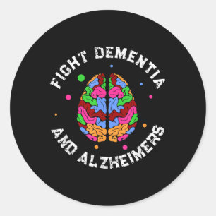 Sticker Rond Heimer Sensibilisation Fin de combat Démence Heima