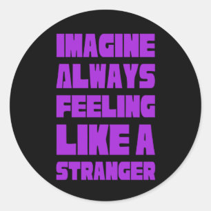 Sticker Rond Heimer Sensibilisation Imaginez Toujours Se Sentir
