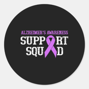 Sticker Rond Heimerheimer's Support Squad Heimerheimer Warrior