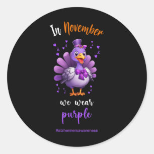 Sticker Rond Heimers Chemise Turquie Purple Ribbon Heimers
