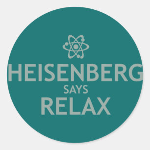 Sticker Rond Heisenberg Dit Relax