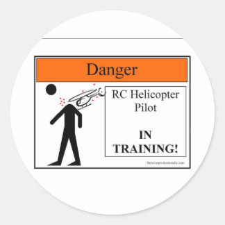 Sticker Rond héliintrainingjpg