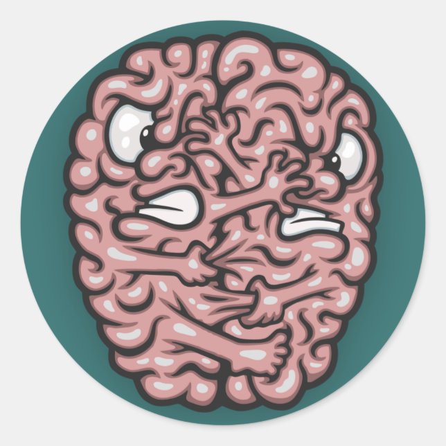 Sticker Rond Hémisphères (Devant)