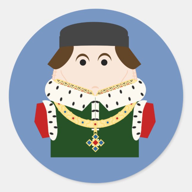 Sticker Rond Henri VI d'Angleterre (Devant)