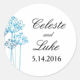 Sticker Rond Herbal Rhapsody Mariage