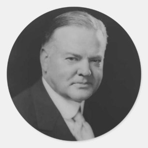 Sticker Rond Herbert Hoover 31