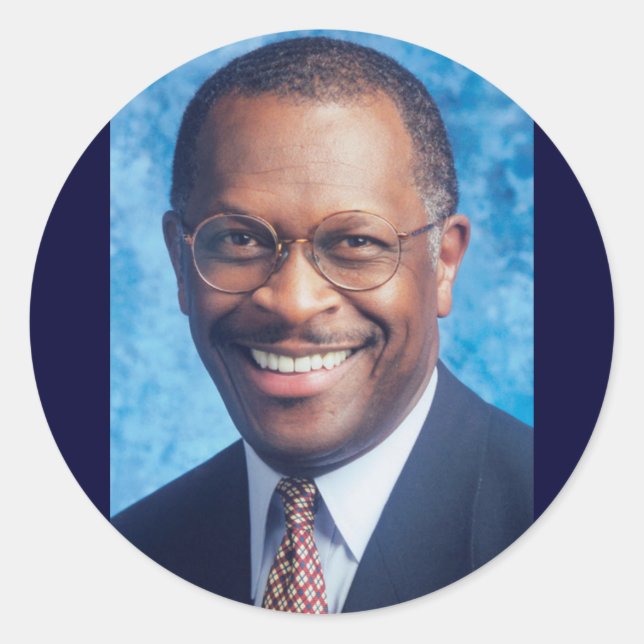 Sticker Rond Herman Cain (Devant)