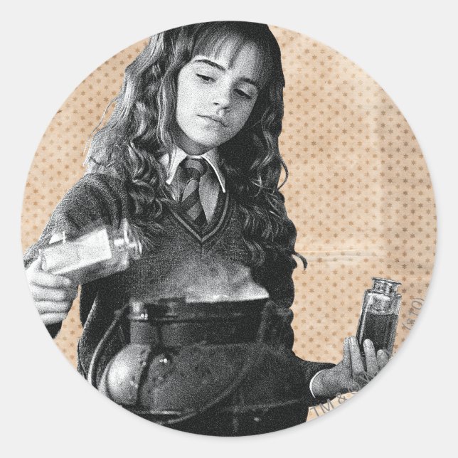 Sticker Rond Hermione 7 (Devant)