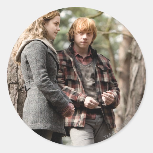 Sticker Rond Hermione, Ron, and Harry 2 (Devant)