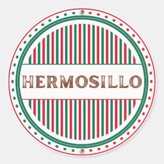 Sticker Rond Hermosillo City Pride Emblem – Mexican Identity