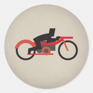 Sticker Rond Héros de FLomm : LETHERHED !