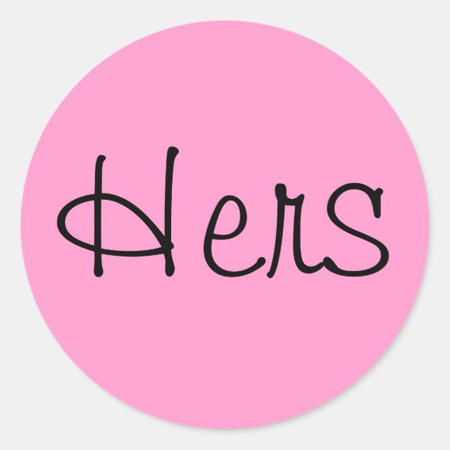 Sticker Rond Hers (Devant)