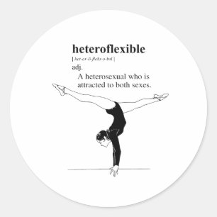 STICKER ROND HÉTÉROFLEXIBLE