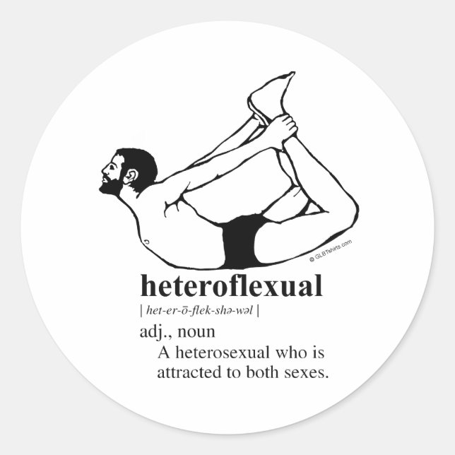 STICKER ROND HÉTÉROFLEXUEL (Devant)
