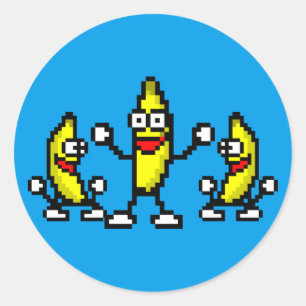 Sticker Rond Heure de la gelée de beurre d'arachide