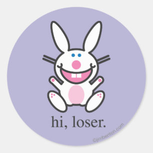 Sticker Rond Hi Loser