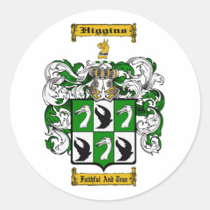 Sticker Rond Higgins (anglais)