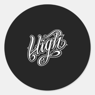 Sticker Rond High -