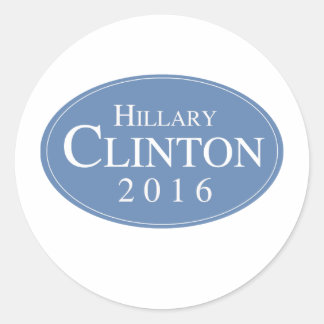 Sticker Rond HILLARY CLINTON 2016 OVALESQUE -.png