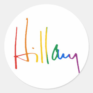 Sticker Rond HILLARY CLINTON PRIDE -.png