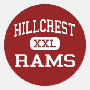 Sticker Rond Hillcrest - RAM - haut - Simpsonville