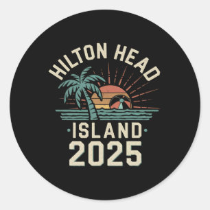 Sticker Rond Hilton Head Island Family Vacation Friends Tr 2025