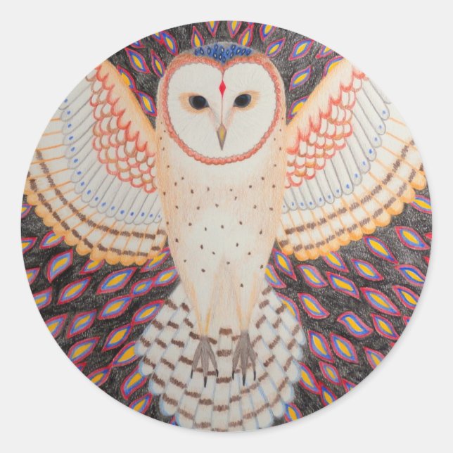 Sticker Rond Hippopotame (Devant)