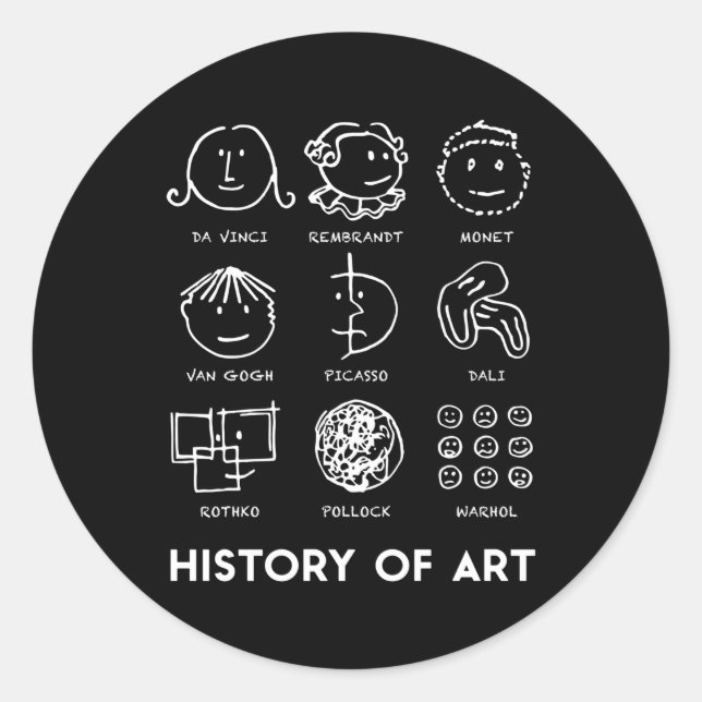 Sticker Rond Histoire De Pour Les Enseignants Étudiants S Amour (Devant)