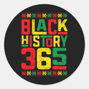 Sticker Rond Histoire des Noirs 365 Patrimoine de la culture no
