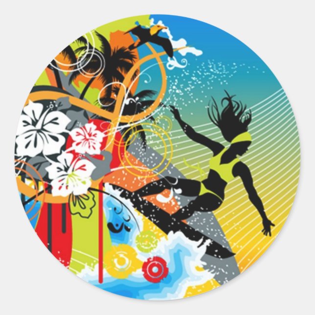 Sticker Rond hlhw_002 (Devant)