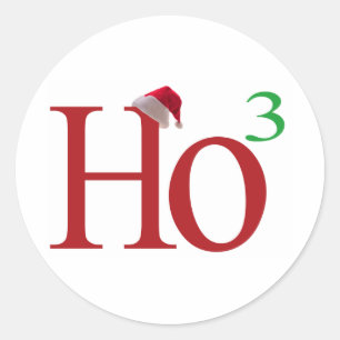 Sticker Rond Ho3 ( Ho Ho Ho Ho )