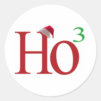 Sticker Rond Ho3 ( Ho Ho Ho Ho )