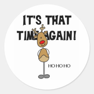 Sticker Rond Ho Ho Ho