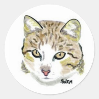 Sticker Rond Hobbes