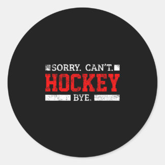 Sticker Rond Hockey