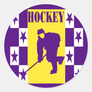 Sticker Rond Hockey