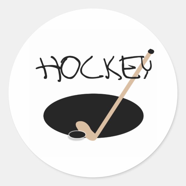 STICKER ROND HOCKEY (Devant)