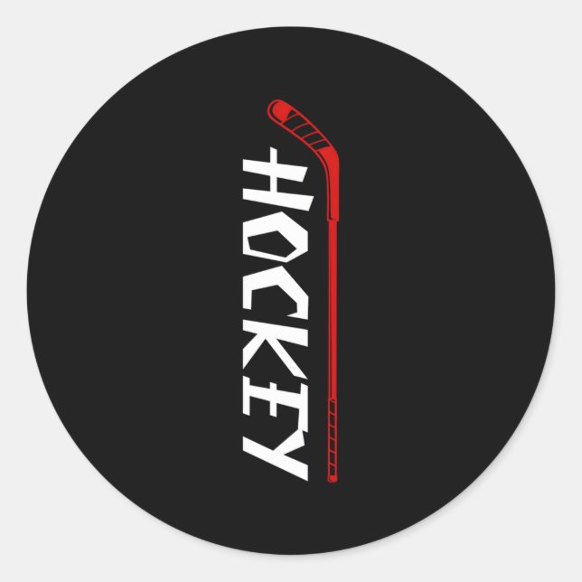 Sticker Rond Hockey (Devant)
