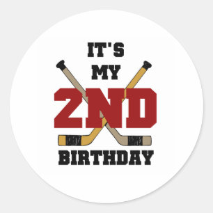 Sticker Rond Hockey 2e anniversaire