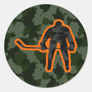 Sticker Rond Hockey de Camo