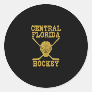 Sticker Rond Hockey | Débardeur de hockey de Floride centrale