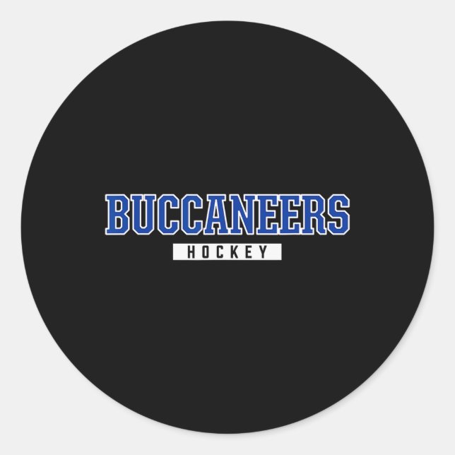 Sticker Rond Hockey des Buccaneers d'Oswego  (Devant)