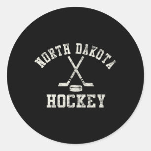 Sticker Rond Hockey du Dakota du Nord