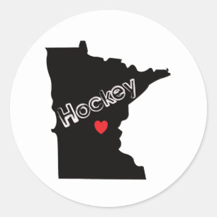 Sticker Rond Hockey du Minnesota
