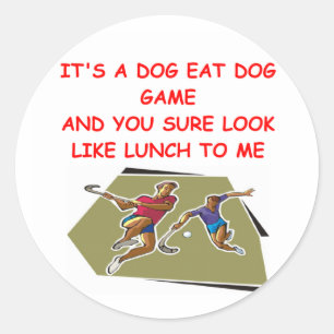 Sticker Rond hockey sur gazon