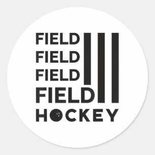 Sticker Rond Hockey sur gazon _13