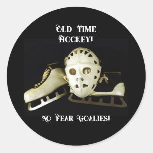 Sticker Rond Hockey sur glace !